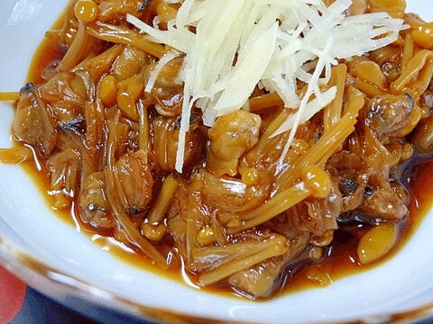 健康常備菜☆　「しじみとエノキの佃煮」